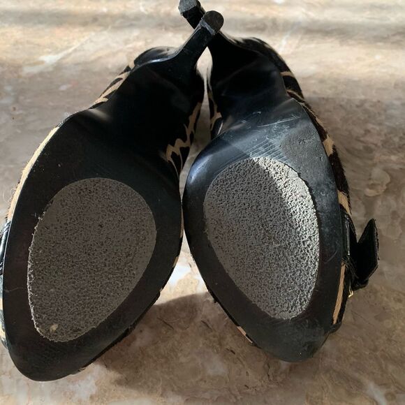 Steve Madden animal print, pony hair pumps, great condition, barely worn, 8M - Picture 6 of 10